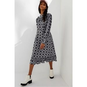 Anthropologie Porridge Vincenne Ruffled Maxi Dress